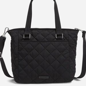 Vera Bradley Multi-Strap Shoulder Bag in Performance Twill Black